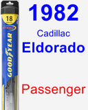 Passenger Wiper Blade for 1982 Cadillac Eldorado - Hybrid