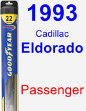 Passenger Wiper Blade for 1993 Cadillac Eldorado - Hybrid