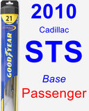 Passenger Wiper Blade for 2010 Cadillac STS - Hybrid