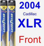 Front Wiper Blade Pack for 2004 Cadillac XLR - Hybrid