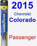 Passenger Wiper Blade for 2015 Chevrolet Colorado - Hybrid