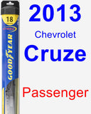 Passenger Wiper Blade for 2013 Chevrolet Cruze - Hybrid