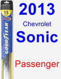 Passenger Wiper Blade for 2013 Chevrolet Sonic - Hybrid