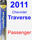 Passenger Wiper Blade for 2011 Chevrolet Traverse - Hybrid