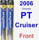 Front Wiper Blade Pack for 2006 Chrysler PT Cruiser - Hybrid