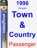 Passenger Wiper Blade for 1996 Chrysler Town & Country - Hybrid