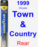 Rear Wiper Blade for 1999 Chrysler Town & Country - Hybrid