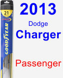 Passenger Wiper Blade for 2013 Dodge Charger - Hybrid