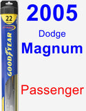 Passenger Wiper Blade for 2005 Dodge Magnum - Hybrid