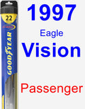 Passenger Wiper Blade for 1997 Eagle Vision - Hybrid