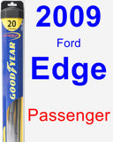 Passenger Wiper Blade for 2009 Ford Edge - Hybrid