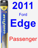 Passenger Wiper Blade for 2011 Ford Edge - Hybrid