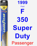 Passenger Wiper Blade for 1999 Ford F-350 Super Duty - Hybrid