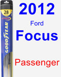 Passenger Wiper Blade for 2012 Ford Focus - Hybrid