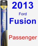 Passenger Wiper Blade for 2013 Ford Fusion - Hybrid