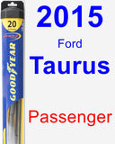 Passenger Wiper Blade for 2015 Ford Taurus - Hybrid