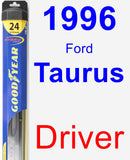 Driver Wiper Blade for 1996 Ford Taurus - Hybrid