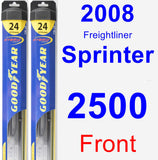 Front Wiper Blade Pack for 2008 Freightliner Sprinter 2500 - Hybrid