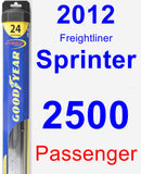 Passenger Wiper Blade for 2012 Freightliner Sprinter 2500 - Hybrid