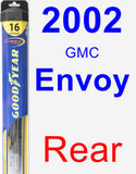 Rear Wiper Blade for 2002 GMC Envoy - Hybrid