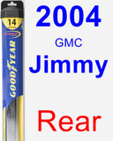 Rear Wiper Blade for 2004 GMC Jimmy - Hybrid