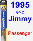 Passenger Wiper Blade for 1995 GMC Jimmy - Hybrid