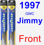 Front Wiper Blade Pack for 1997 GMC Jimmy - Hybrid