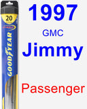 Passenger Wiper Blade for 1997 GMC Jimmy - Hybrid