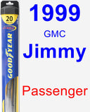 Passenger Wiper Blade for 1999 GMC Jimmy - Hybrid