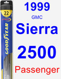 Passenger Wiper Blade for 1999 GMC Sierra 2500 - Hybrid