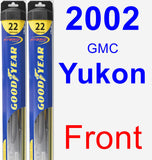 Front Wiper Blade Pack for 2002 GMC Yukon - Hybrid