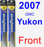 Front Wiper Blade Pack for 2007 GMC Yukon - Hybrid