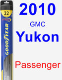 Passenger Wiper Blade for 2010 GMC Yukon - Hybrid