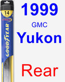 Rear Wiper Blade for 1999 GMC Yukon - Hybrid