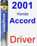 Driver Wiper Blade for 2001 Honda Accord - Hybrid