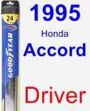 Driver Wiper Blade for 1995 Honda Accord - Hybrid