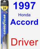 Driver Wiper Blade for 1997 Honda Accord - Hybrid