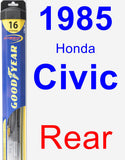 Rear Wiper Blade for 1985 Honda Civic - Hybrid