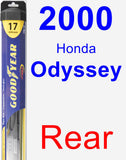 Rear Wiper Blade for 2000 Honda Odyssey - Hybrid