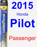 Passenger Wiper Blade for 2015 Honda Pilot - Hybrid