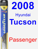 Passenger Wiper Blade for 2008 Hyundai Tucson - Hybrid