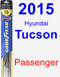 Passenger Wiper Blade for 2015 Hyundai Tucson - Hybrid