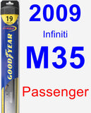 Passenger Wiper Blade for 2009 Infiniti M35 - Hybrid