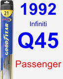 Passenger Wiper Blade for 1992 Infiniti Q45 - Hybrid