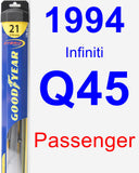 Passenger Wiper Blade for 1994 Infiniti Q45 - Hybrid