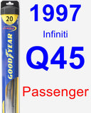 Passenger Wiper Blade for 1997 Infiniti Q45 - Hybrid