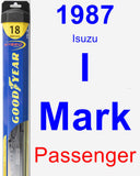 Passenger Wiper Blade for 1987 Isuzu I-Mark - Hybrid