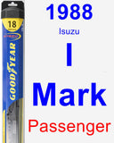 Passenger Wiper Blade for 1988 Isuzu I-Mark - Hybrid