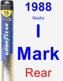 Rear Wiper Blade for 1988 Isuzu I-Mark - Hybrid