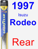 Rear Wiper Blade for 1997 Isuzu Rodeo - Hybrid